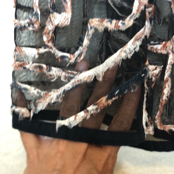 Vintage Retro Tantrums Semi Sheer Cotton Nylon Shirt Top 2X PLUS SIZE - Picture 6 of 8